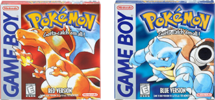 ゲームボーイソフト<br class="u-sp-dn" />『Pokémon Red Version and Pokémon Blue Version』<br />アメリカで発売
